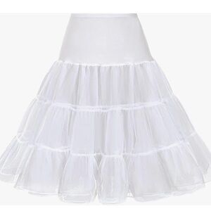 ELASTIC WAIST PUFFY UNDERSKIRT